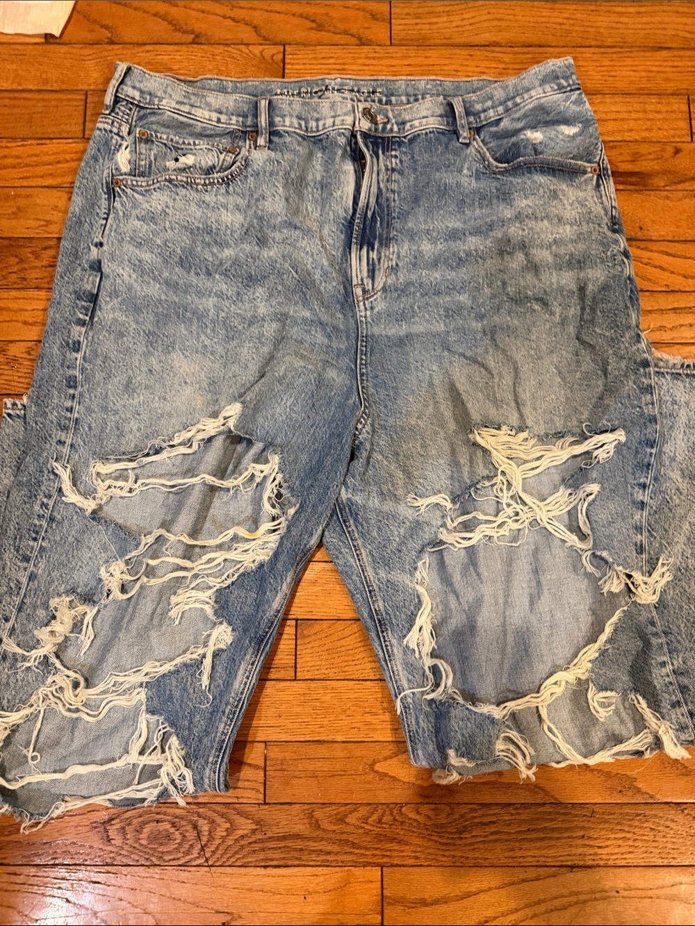 3/$15. Ladies Baggy distressed jeans 22